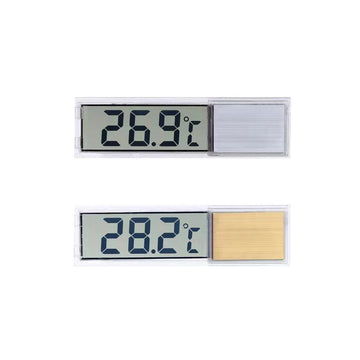 1PC Aquarium Thermometer Electronic LCD Digital Fish Tank Temperature Measurement Fish Tank Temp Meter Aquarium Accessories