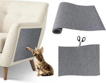 Self-Adhesive Carpet Mat Trimmable Cat Carpet DIY Climb Cat Scratcher Pads for Furniture Couch Corner Indoor Sofa Wall Protector