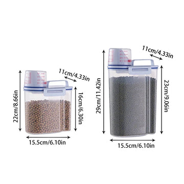 Premium Large Capacity Pet Food Storage Container Airtight Seal Durable Easy Clean Stylish Design for Dogs And Cats