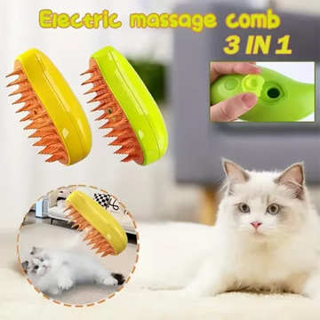 New mango shape pet spray massage comb to remove floating hair special comb bathing artifact cat dog supplies